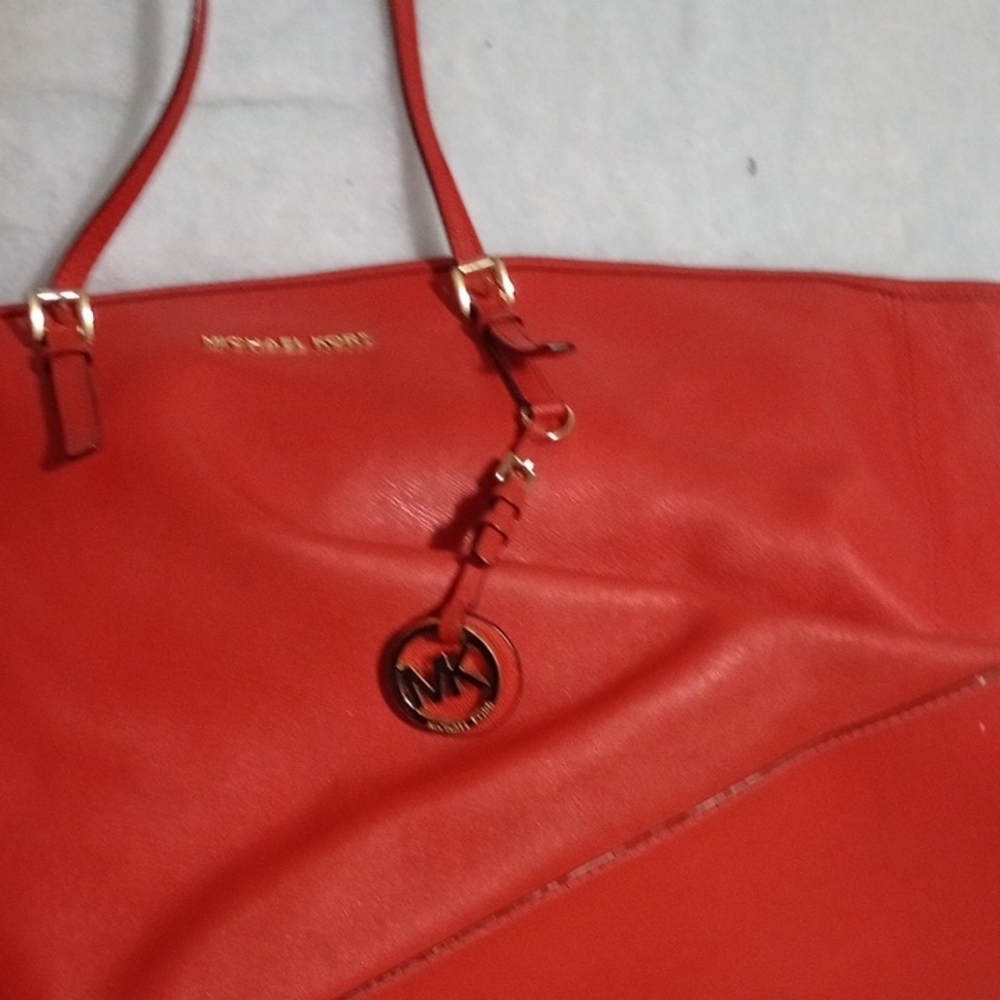Michael Kors Vibrant Red Tote